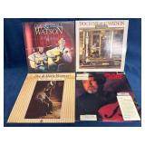 Four Vinyl Records by Doc & Merle Watson and Duane