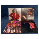 Four Vinyl Records: Linda Clifford, Van McCoy, The