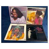 Four Vinyl Records Featuring Jennifer Holliday, Ar