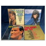 Four Vinyl Records Including Julie London, Karen B
