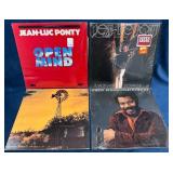 Four Vinyl LP Records Featuring Jean-Luc Ponty and