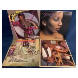 4 Vinyl Records Featuring Colonel Abrams, Temptati