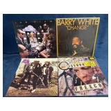 Four 12-Inch Vinyl Records by I Am Siam, Barry Whi