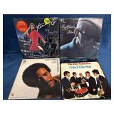 Four Vinyl Records: Kenny G, Ray Charles, Quincy J