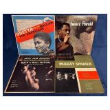 Four Vinyl Records Featuring Odetta, Harold Harris