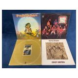 4 Vinyl Records: Pure Prairie League, Blood, Sweat