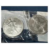 2000 American Silver Eagle 1 Oz Coins in Original