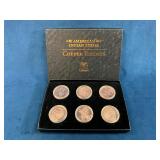 6 Golden State Mint 1 oz Copper Rounds ï¿½ American