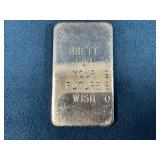 National Dallas 1 oz .999 Fine Silver Bar With Ser
