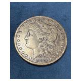 1884 Morgan Silver Dollar Coin with E Pluribus Unu