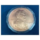One-Pound Copper Abraham Lincoln 1909 Replica Penn