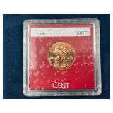 2009 Lincoln Bicentennial Penny in Protective Case