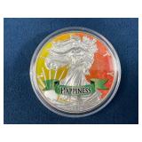 2019 American Silver Eagle 1 oz Fine Silver Colori