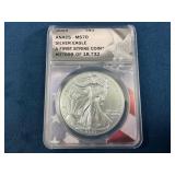 2023 ANACS MS70 Silver Eagle First Strike Coin #07