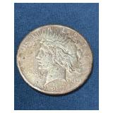 1927 Peace Silver Dollar, United States Mint