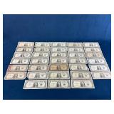 Vintage Antique U.S. Paper Money with Silver Certi