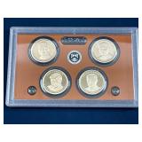 2009 U.S. Presidential Dollar Proof Coin Set Featu