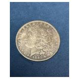 1885 Morgan Silver Dollar Coin