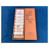 $100 in Rolled Quarters with Handwritten Markings