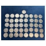 41 Mercury and Roosevelt Silver Dimes