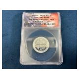 2019-S PR70 DCAM First Strike .999 Silver San Anto