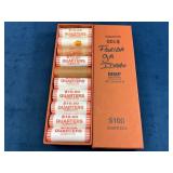 $100 in Rolled Quarters with State Identifications