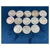 13 United States 1917 Standing Liberty Quarter Rev