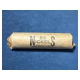 Roll of 1944-D Jefferson Nickels in Original $2 Wr