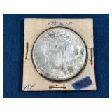 1902-O Morgan Silver Dollar in Cardboard Flip