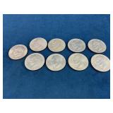 10 Eisenhower Bicentennial Dollar Coins (1976)