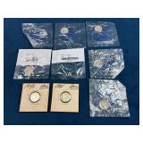 9 Mercury Dimes, Assorted Dates, Various Condition