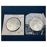 2003 American Silver Eagles in Uncirculated Condit