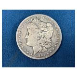 1884 Morgan Silver Dollar with New Orleans Mint Ma