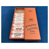 $80 Worth of Rolled Quarters in Transfer Box