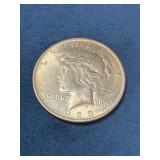 1923 Peace Silver Dollar Coin