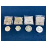 Coins Including 1 .999 Silver ï¿½Civil Warï¿½ Coin and