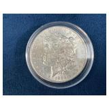 1884 O Morgan Silver Dollar in Protective Case
