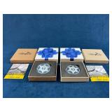 Two 1 oz .999 Fine Silver Coins with Gift Boxes