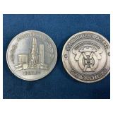 Two Military Challenge Coins from Berlin and Heide