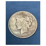 1924 Liberty Peace Silver Dollar Coin