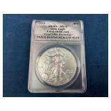 2019 ANACS MS70 Silver Eagle First Strike Coin