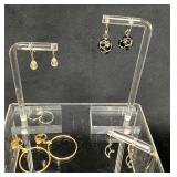 Five Pairs of Various Earrings in Assorted Styles