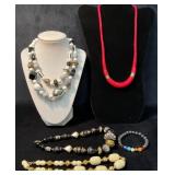 Beaded Necklaces and Energy Bracelet