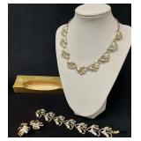 Sarah Coventry Silver-toned and Gold-Tone Necklace