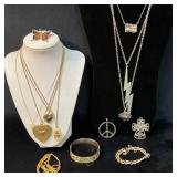 Vintage Costume Jewelry Including Necklaces, Penda