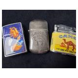 Three Camel Branded Lighters with Various Designs