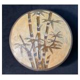 Bronze Lidded Box with Bamboo Motif