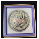 NACON Compact Mirror with Floral Design and Origin
