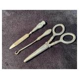 Sterling Gebruder Klemmer German Vanity Tools Set