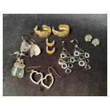 Fashion Earrings Including Gold-Tone, Crystal, and